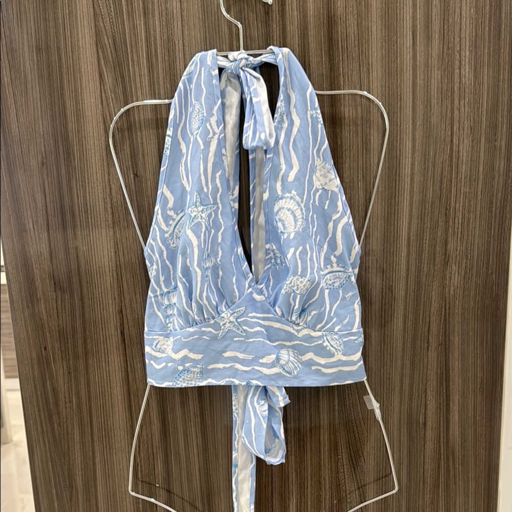 Cider Ocean World Halter Top